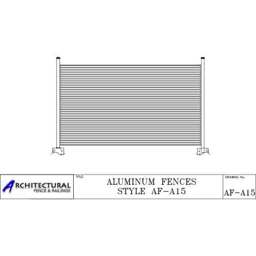 aluminum privacy fence canada