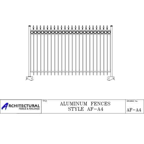 aluminum fence panels canada