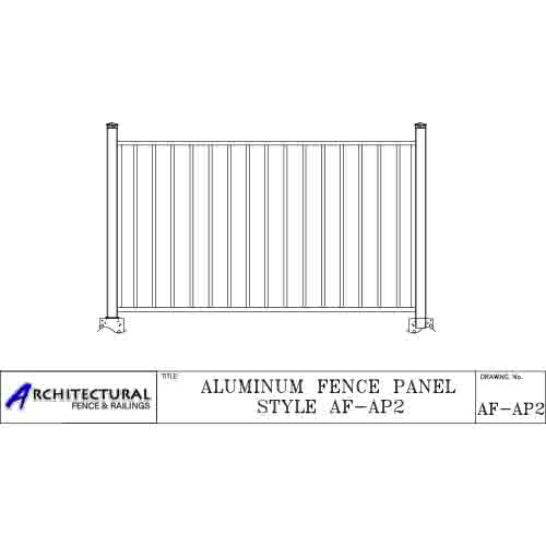 aluminum fence panels canada